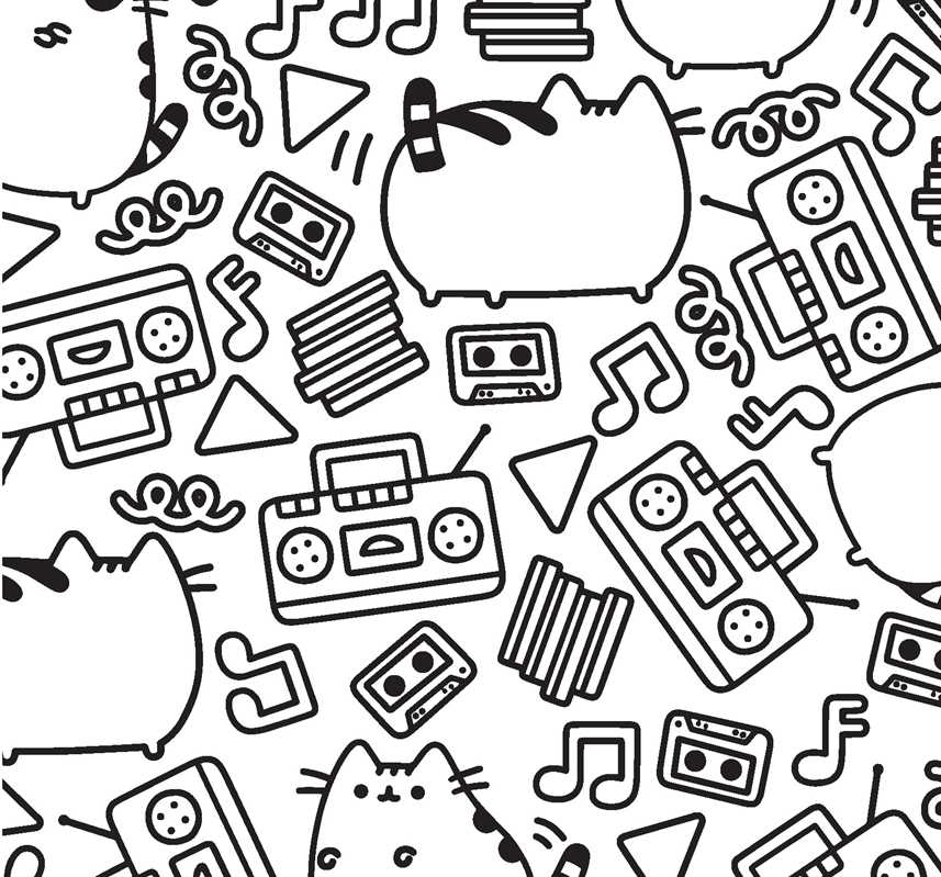 Coloring Book - Pusheen Coloring Book by Claire Belton: Paperback; 96 pages