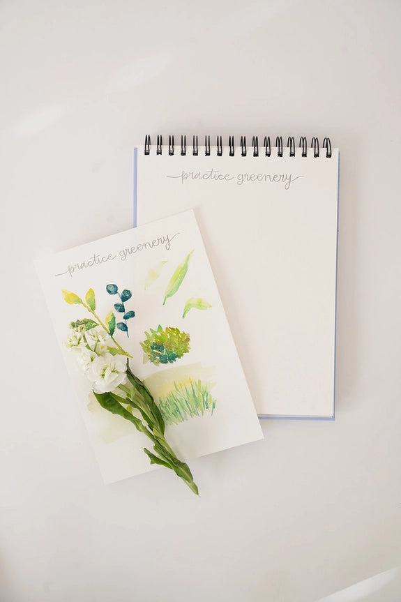 Paper - Landscape Watercoloring Book - Outlines with Video Tutorials