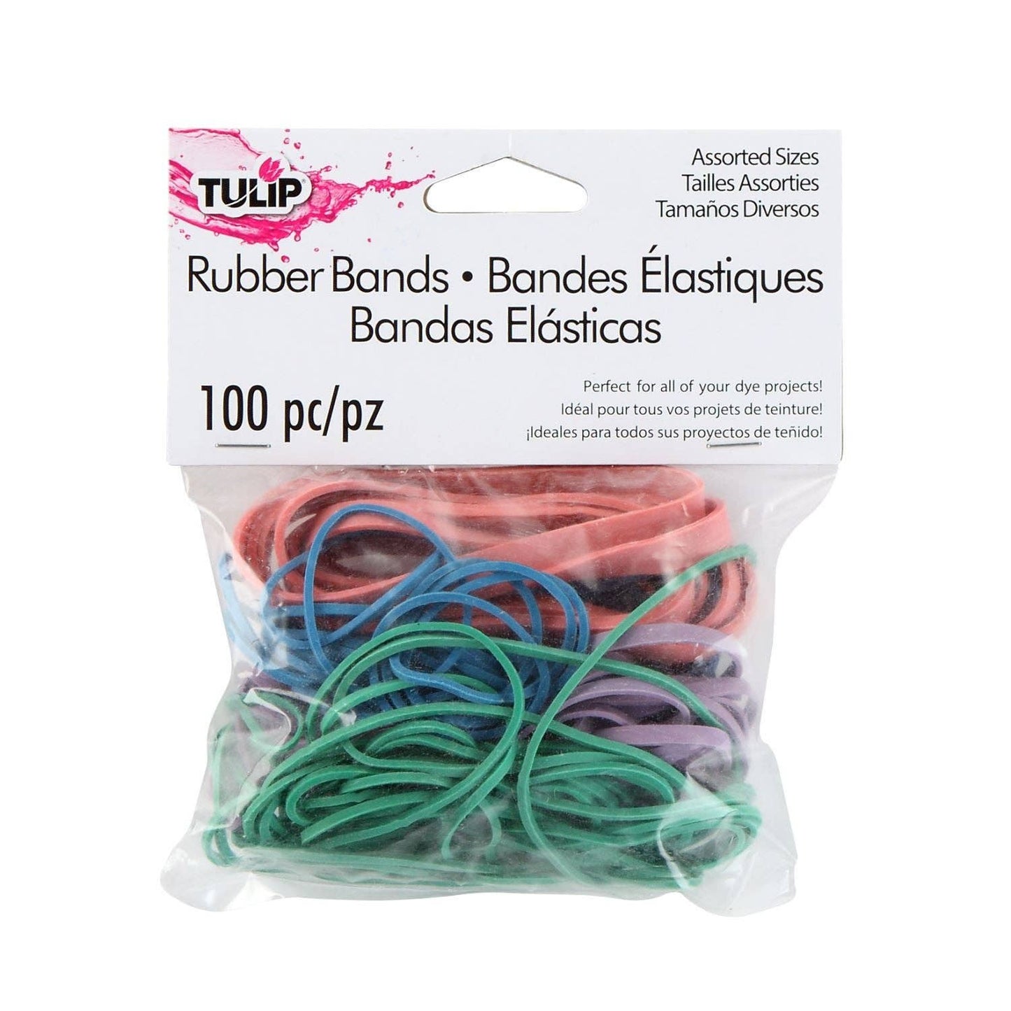 Rubber Bands - Assorted Size 100 Pack