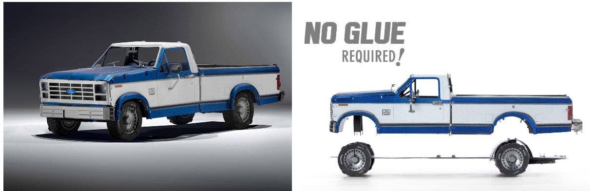 Model Kit - Metal Earth 3 Sheet Model - 1982 Ford F-150 Truck
