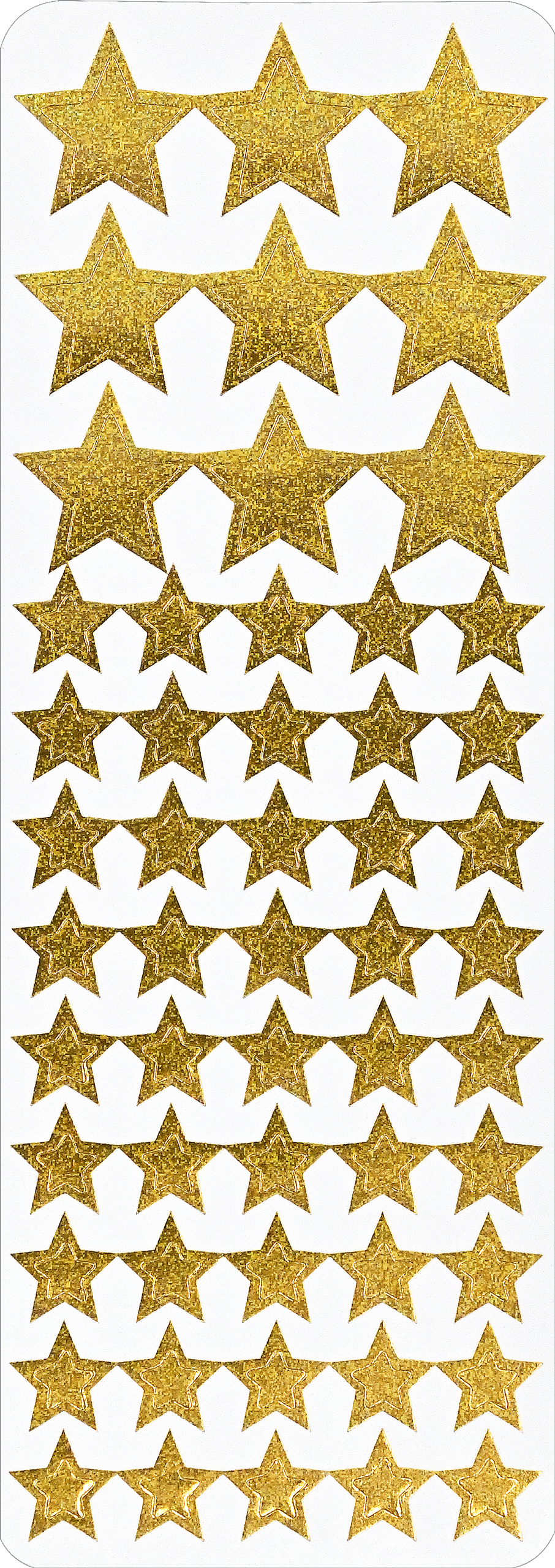 Stickers - Color Foil Stars Sticker Set