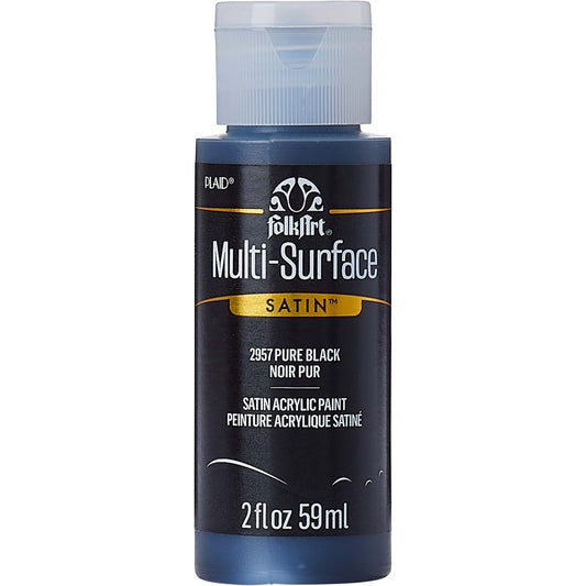 Paint - Acrylic - Satin Pure Black