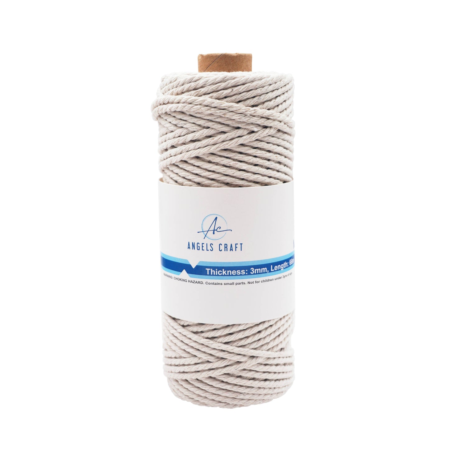 Rope - Macrame Cord Natural Beige, 72yd 1-ct