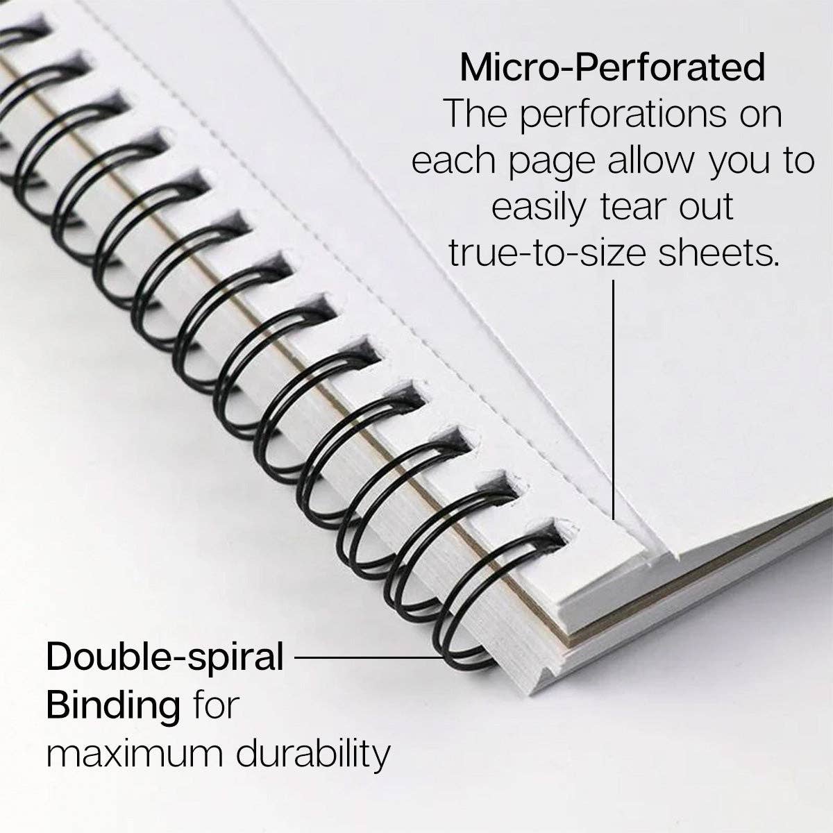Paper Pad - Mixed Media Sketchbook - 9” x 12” - 60 Sheets