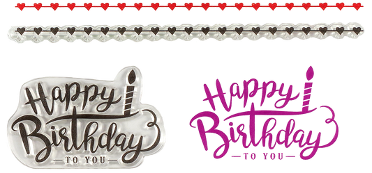 Stamps - Friendly Greetings Clear Silicone Stamp Set