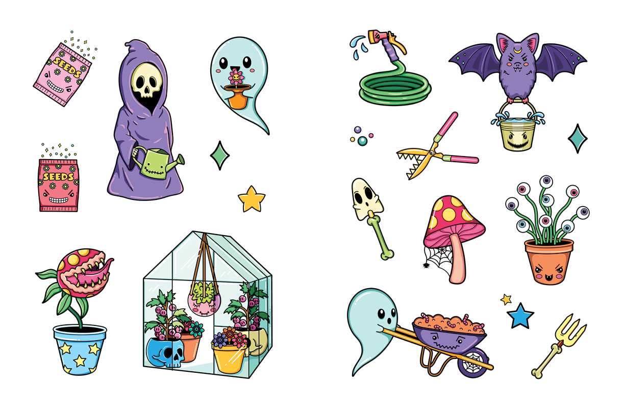 Book - Creepy Cute Sticker Book by: Paperback; 128 pages