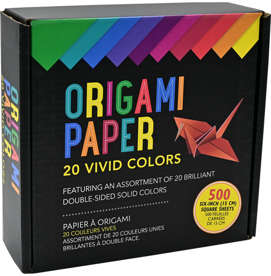 Paper - Origami 20 Vivid Colors (500 Sheets)