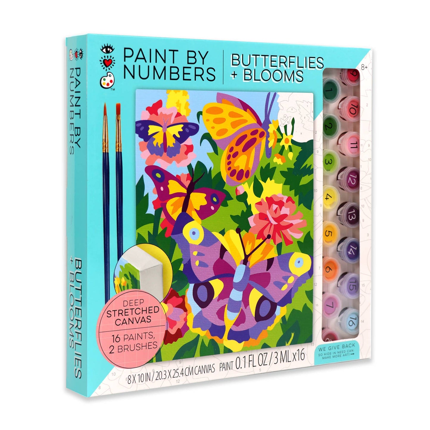 Paint By Numbers - Butterflies + Blooms