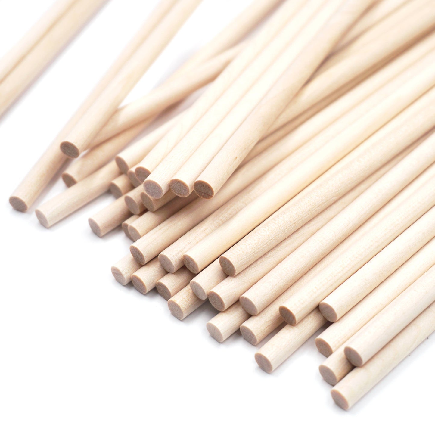 Wood - Round Wooden Dowel, 5mm x 5.9in. 40-ct