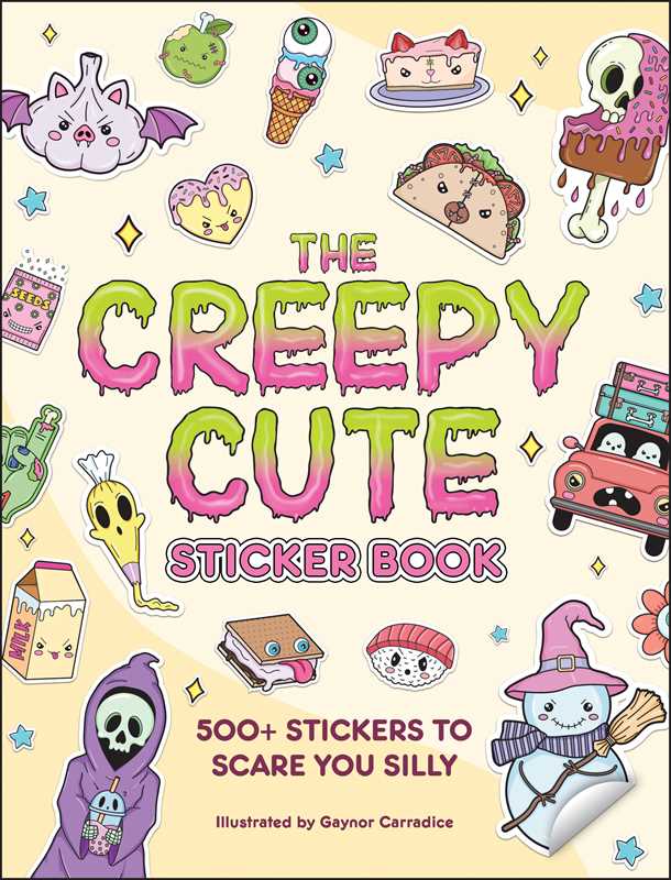 Book - Creepy Cute Sticker Book by: Paperback; 128 pages