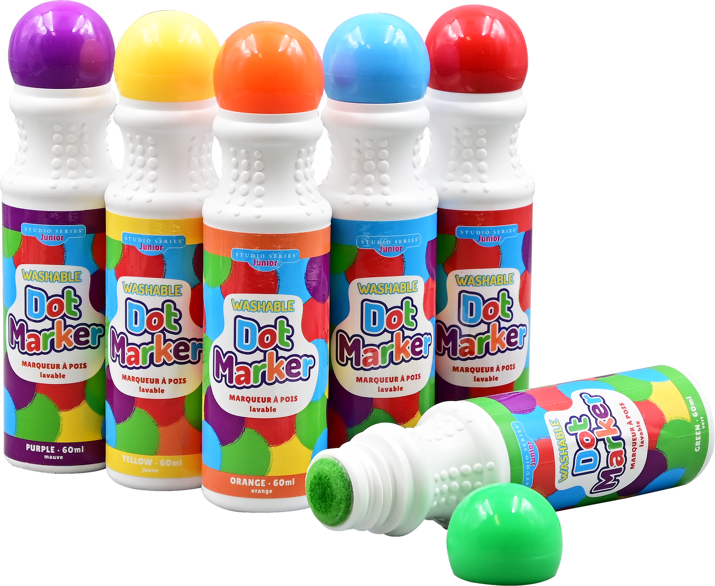 Markers - Studio Series Junior Washable Dot Markers (Set of 6)