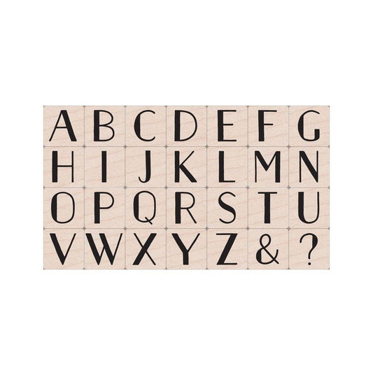 Stamp - Golden Age Large Letter Set Wood Stamps