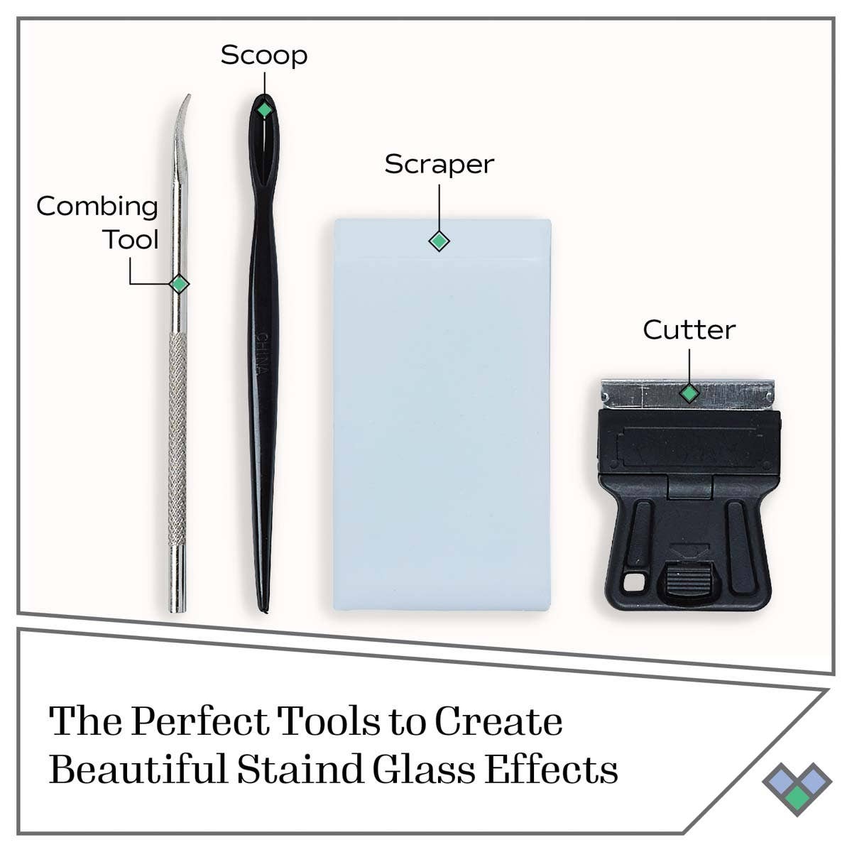 Gallery Glass - Tool Set, 4-Piece