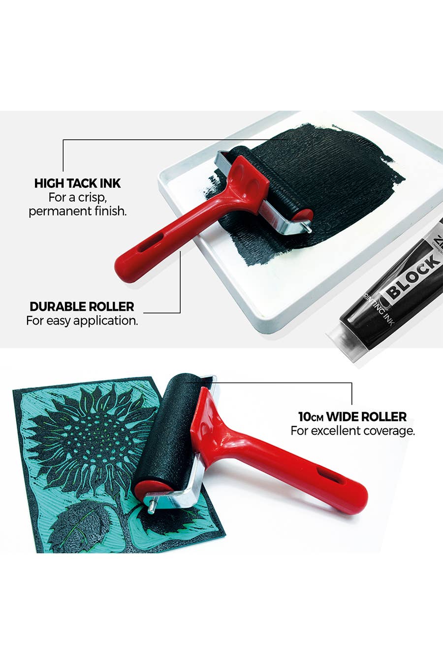 Lino Printing - Zieler® Complete Lino Cutting & Printing Kit (30 Pcs Set)