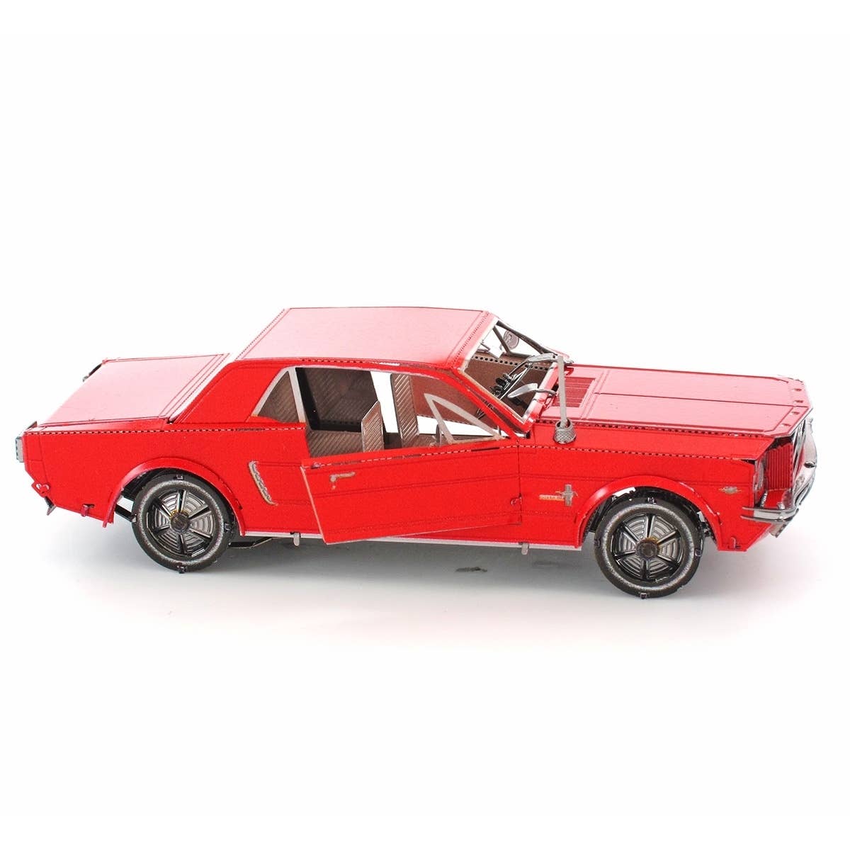 Model Kit - Metal Earth 2 Sheet Model - Red Ford 1965 Mustang Coupe