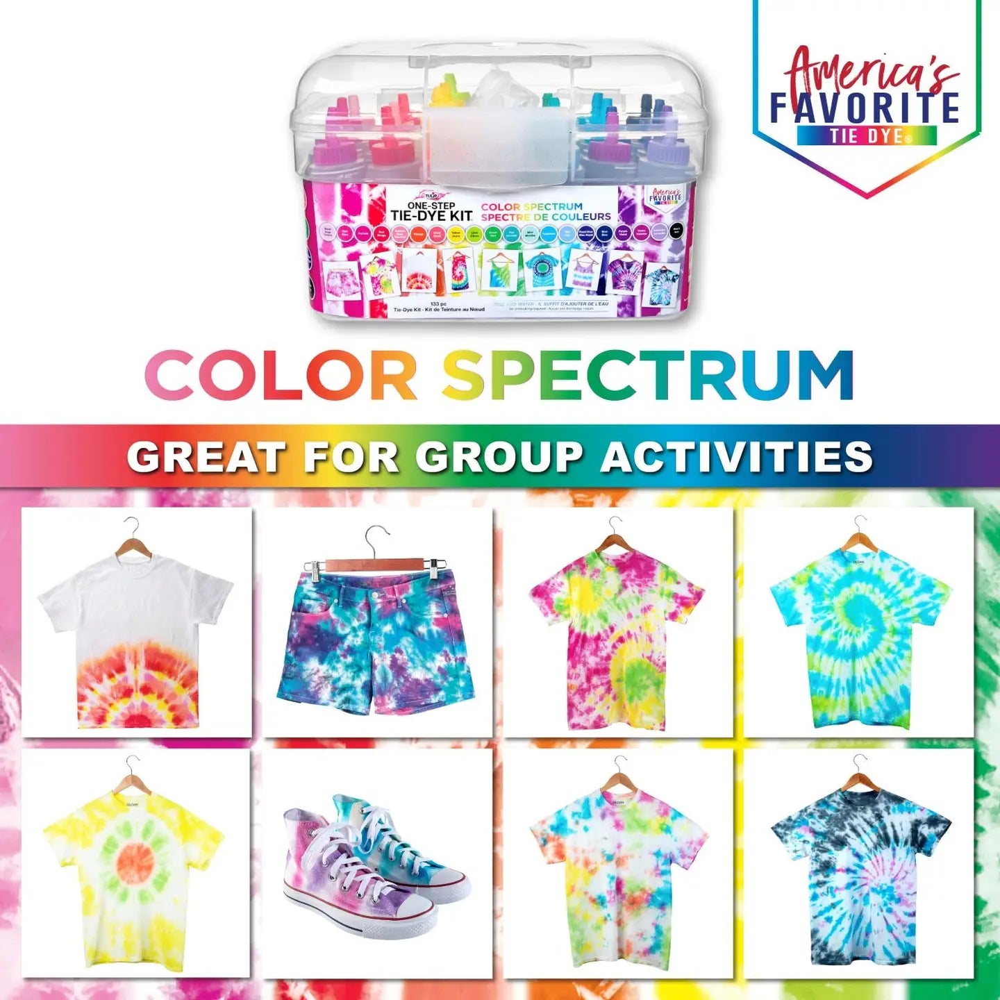 Tie Dye - Color Spectrum Tie-Dye Tub Kit