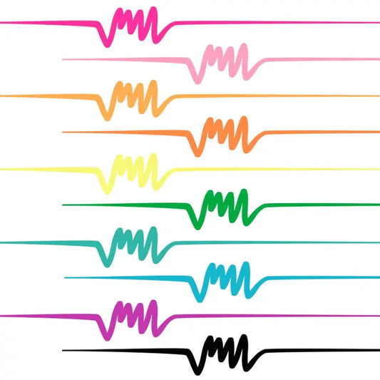 Marker - Brush-Tip Fabric Markers Neon 10 Pack