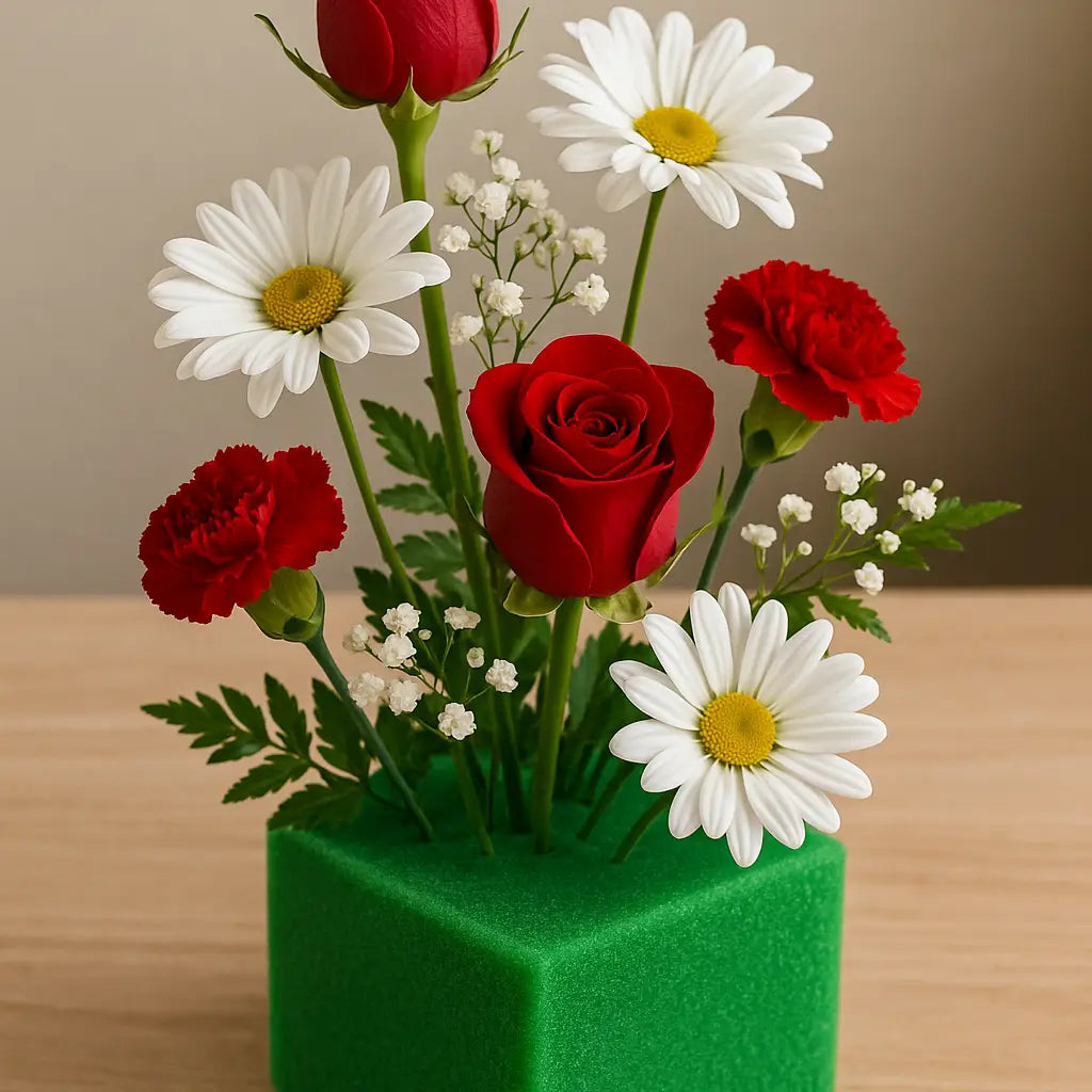 Floral Foam - Artificial Floral Foam Blocks – Green 3.9x3.9x2.9