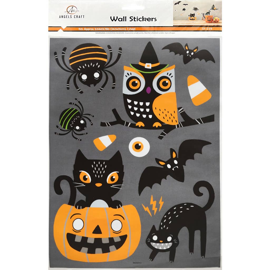 Stickers - Halloween Room Decor 11ct - 1 sheet