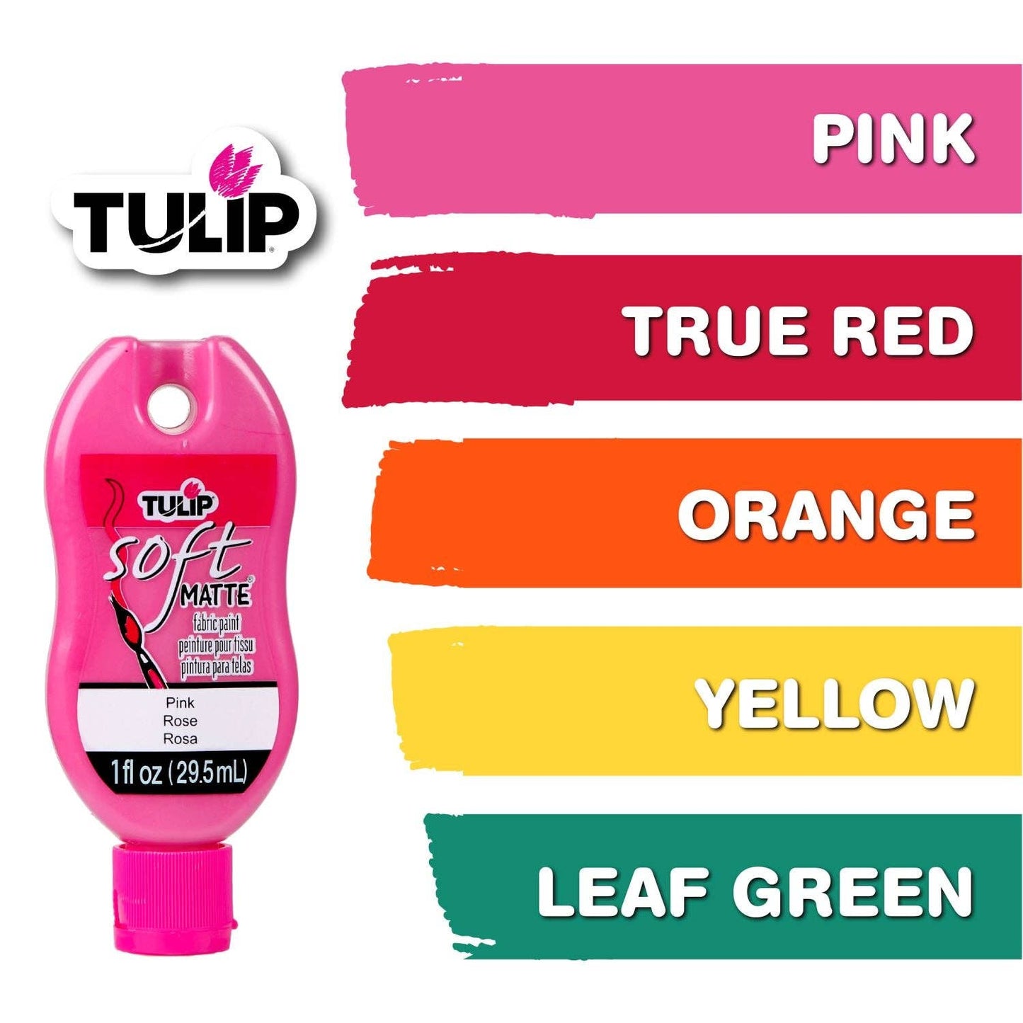 Paint - Tulip Brush-On Fabric Paint Rainbow 1 fl. oz. 10 Pack
