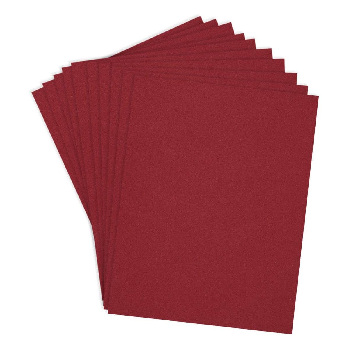 Cardstock - Cranberry ColorWheel Cardstock 8.5" x 11" - 10 Sheets