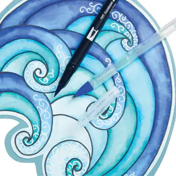 Glue Pen - Blue Mono