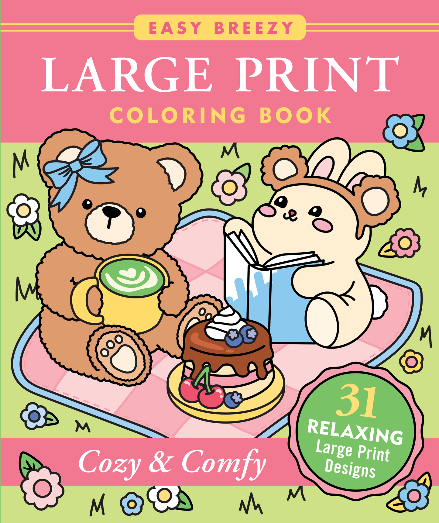 Coloring Book - Large Print Cozy & Comfy
