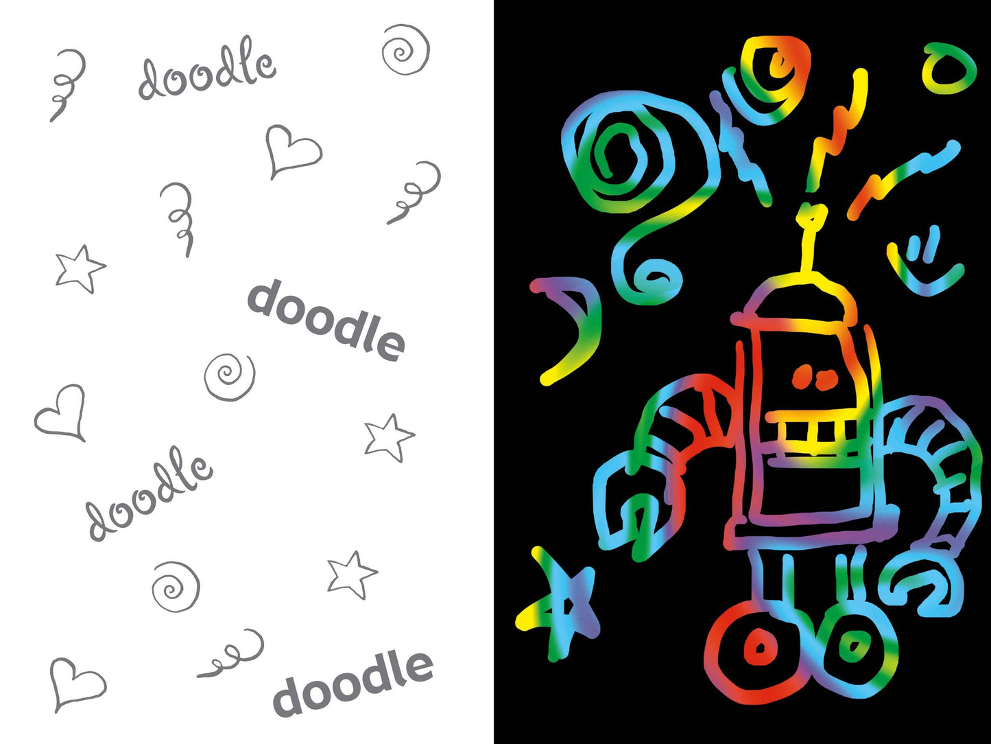 Scratch and Sketch - Creative Activity Book