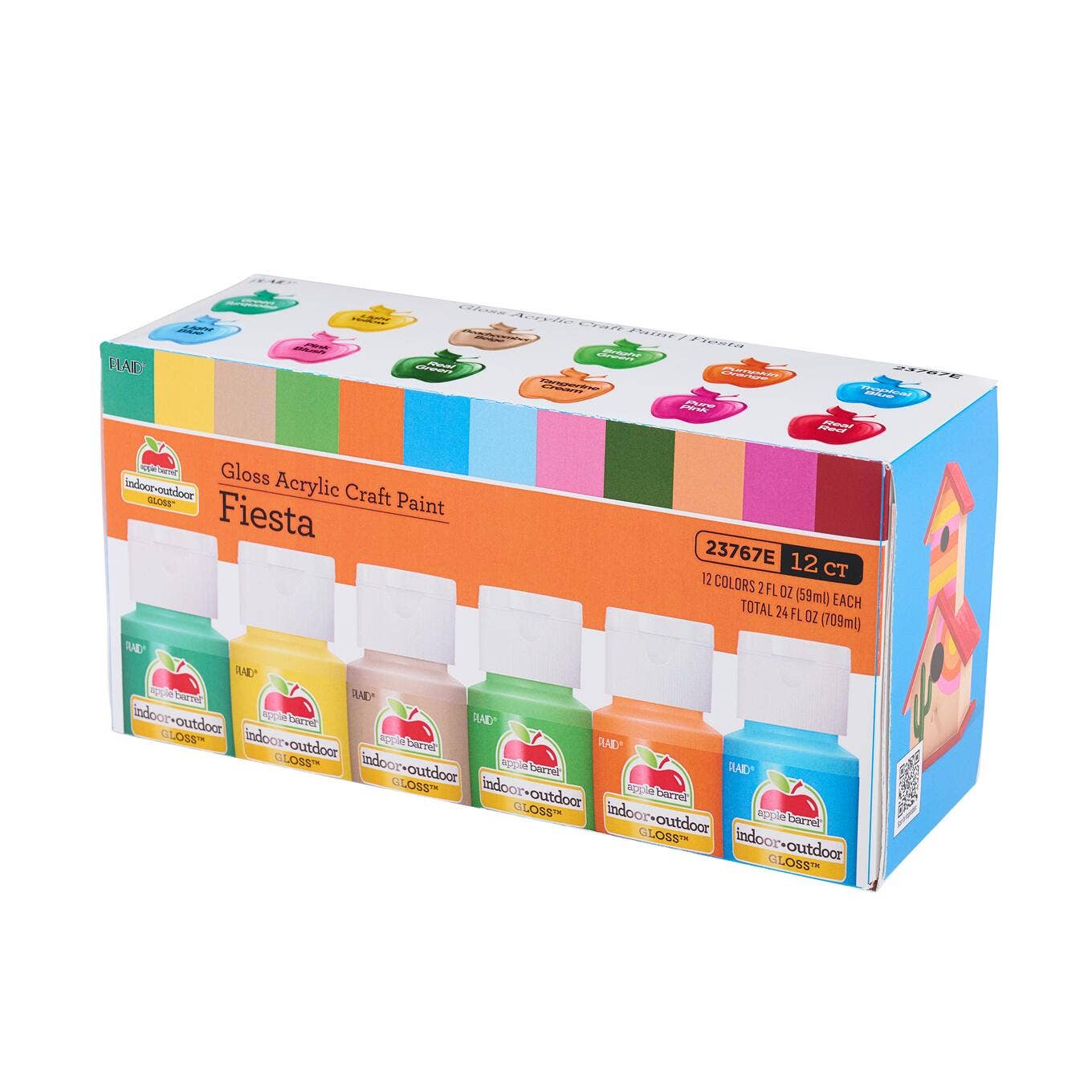 Paint - Acrylic - Gloss Fiesta Paint Set, 12-Piece
