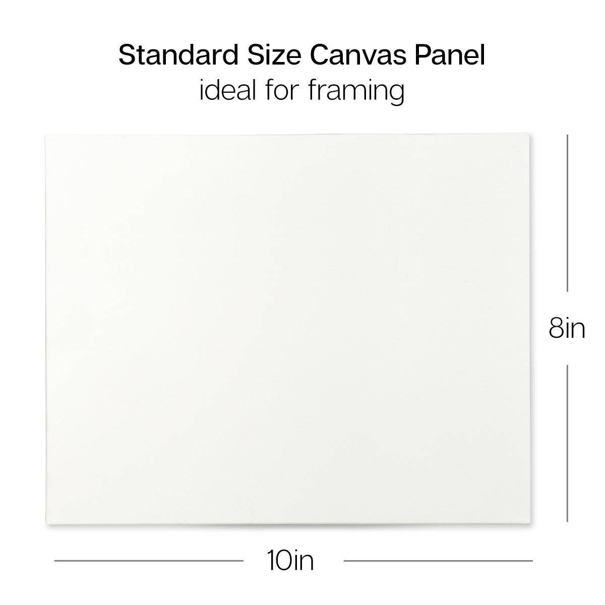 Canvas - White Canvas Panels - Classic - 8" x 10" - 14 Pack