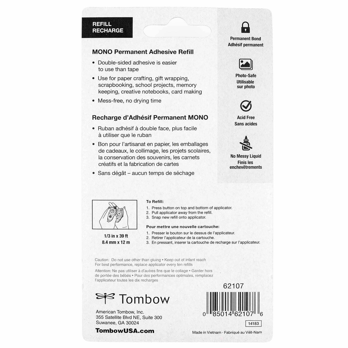 Adhesive - MONO Permanent Adhesive Refill