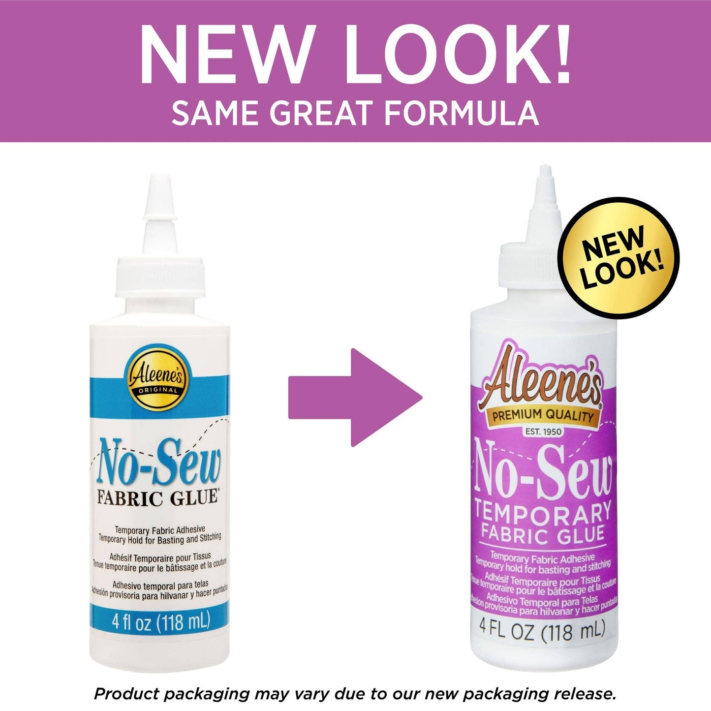 Adhesives - Aleene's No-Sew Temporary Fabric Glue 4 fl. oz.