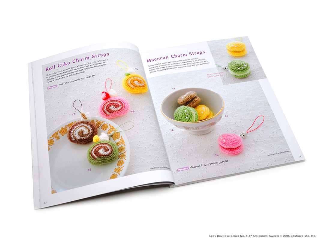 Book - Amigurumi Sweets by Miyuki Ichikawa: Paperback; 104 pages