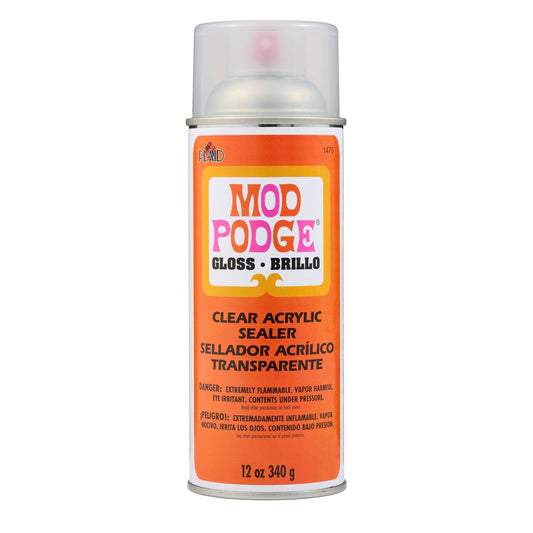 Adhesives - Mod Podge Clear Sealer Gloss 12oz - USA Land Delivery ONLY