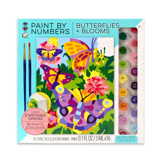 Paint By Numbers - Butterflies + Blooms