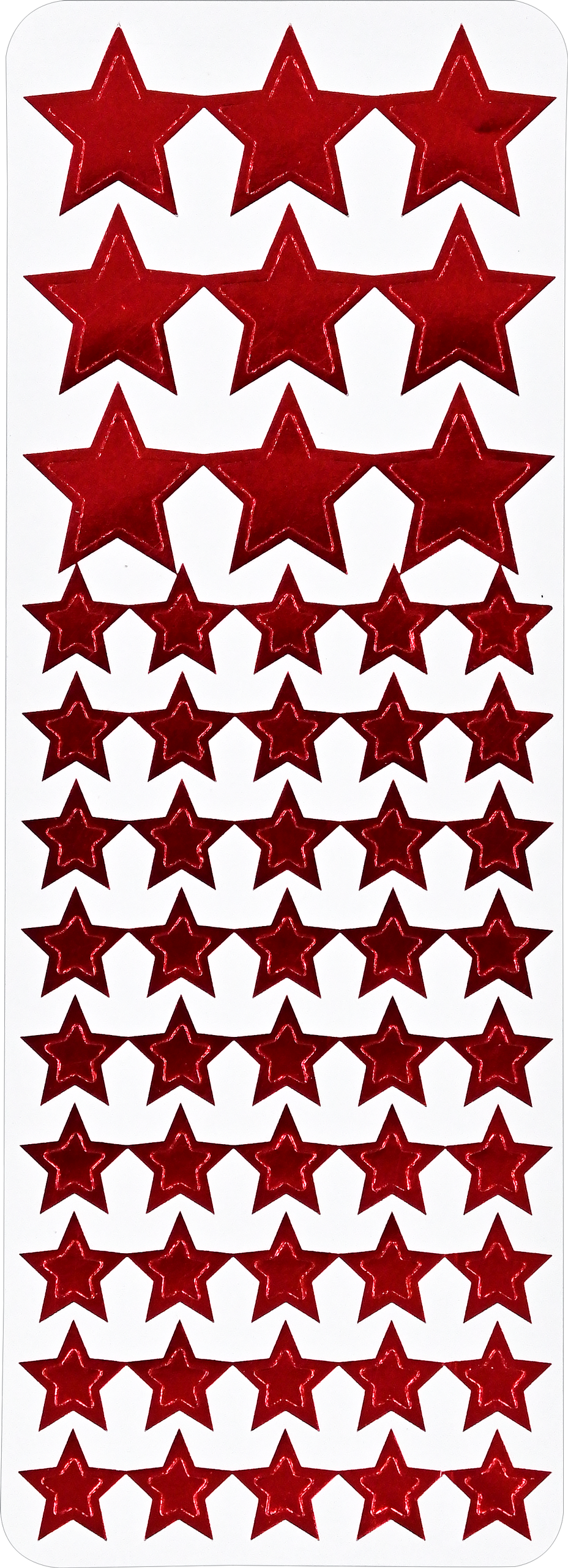 Stickers - Color Foil Stars Sticker Set