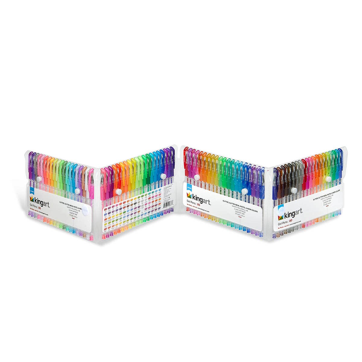Pens - Gel Pens - Comfort Grip - 80 Colors