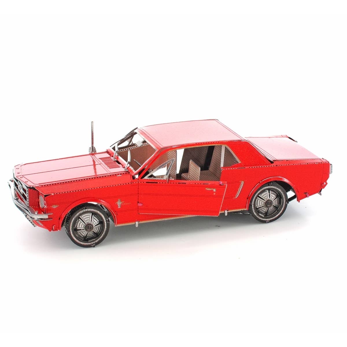 Model Kit - Metal Earth 2 Sheet Model - Red Ford 1965 Mustang Coupe