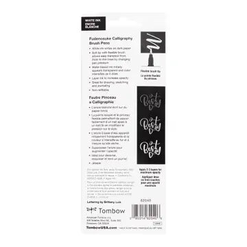 Pens - Fudenosuke Brush Pens, White 2-Pack