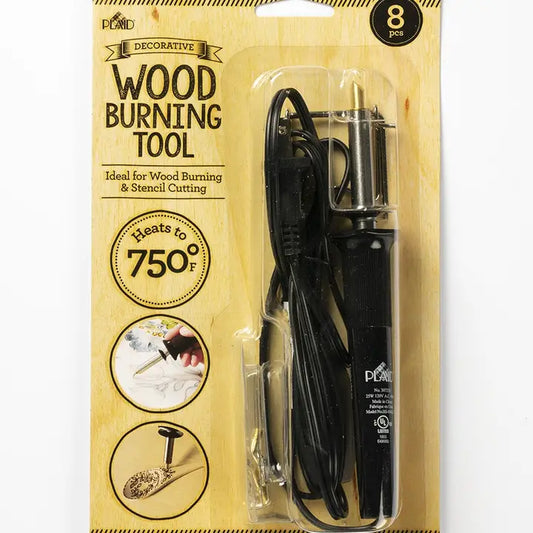 Wood - Decorative Wood Burning Tool - 8-Piece Set