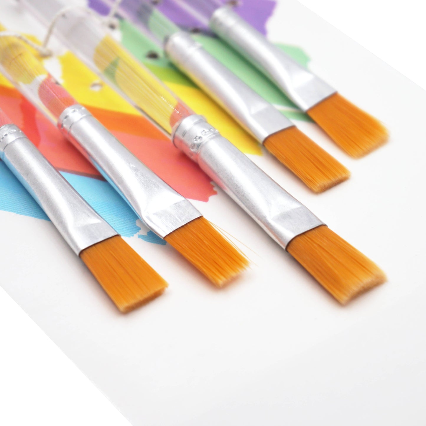 Paint Brush - Set, 5 Brushes Angle