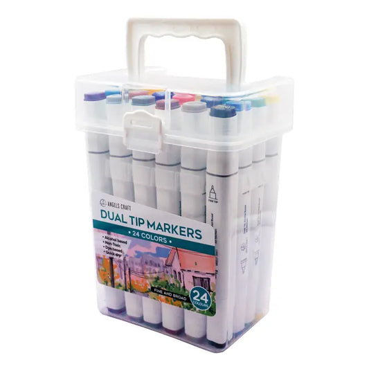 Marker - Primary Dual Tip Markers Set, 24 Colors