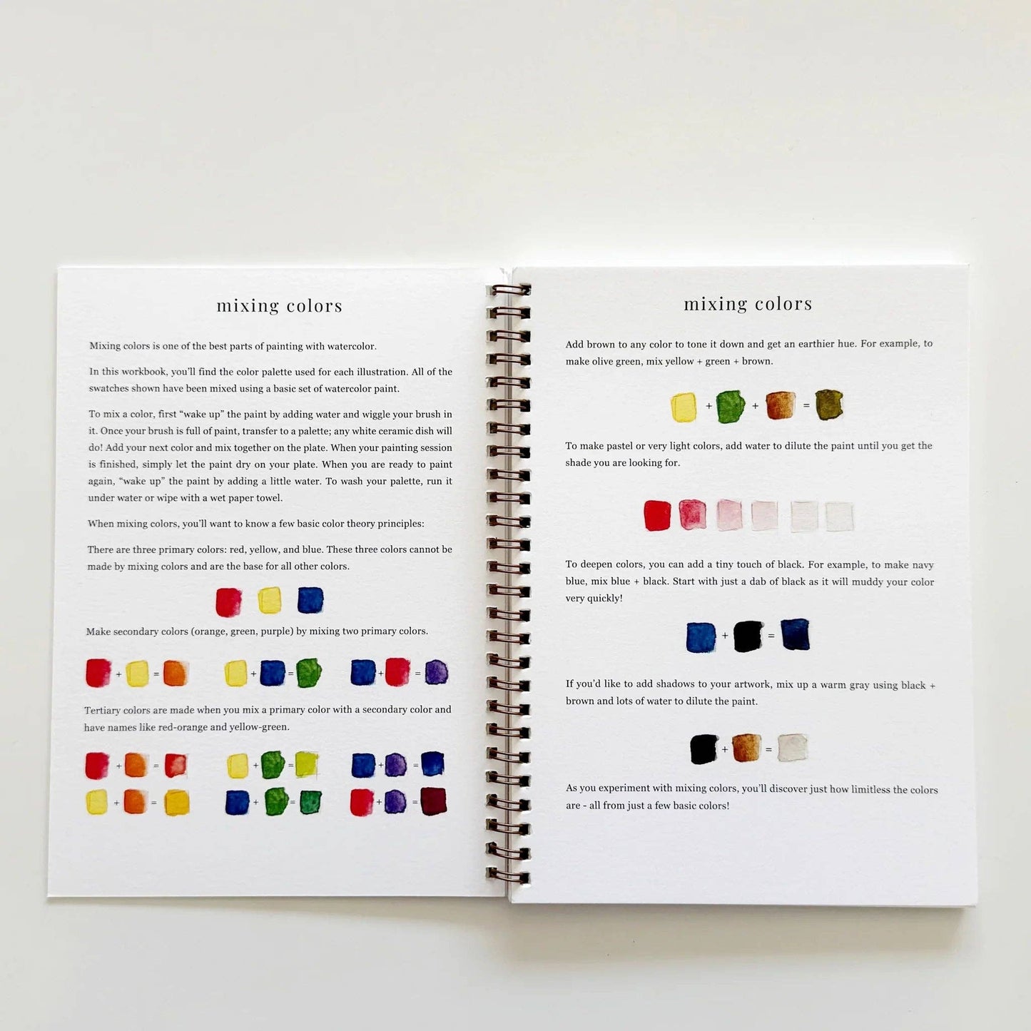 Workbook - Fruit watercolor workbook