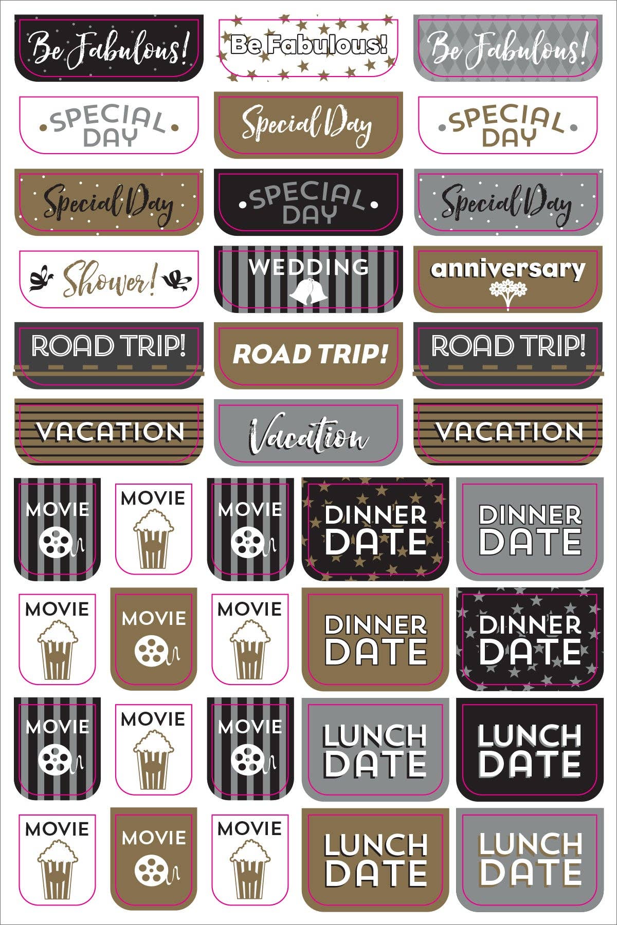 Stickers - Essentials Planner Mega Pack