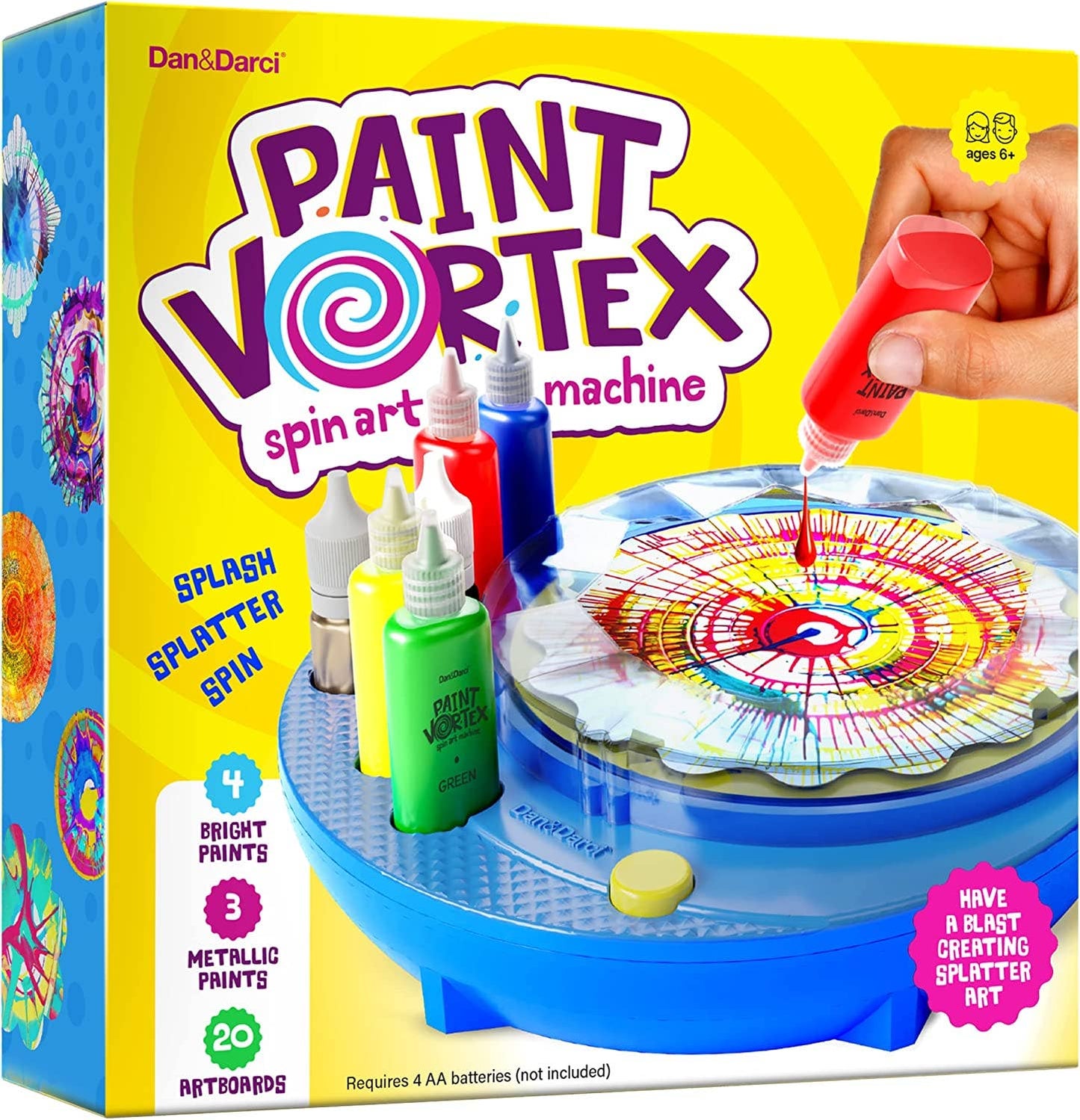 Crafting Kits - Spin Art Machine Kit - Paint Spiral Station Center