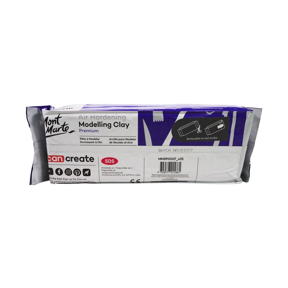 Clay - Air Hardening Modelling Clay Premium - White 2kg