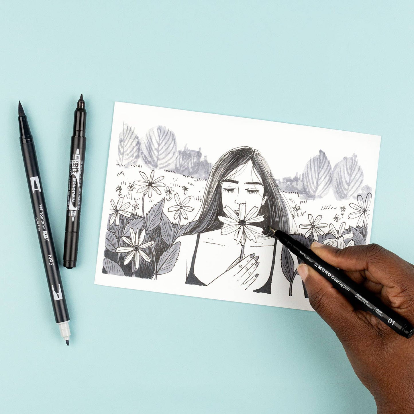 Pencils & Pens - Illustration Set