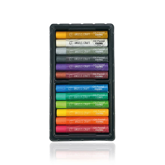 Paint - Oil Pastel Metallic Set of 12