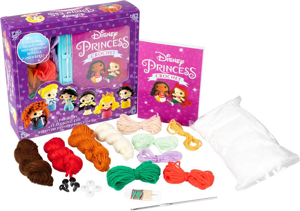 Book - Disney Princess Crochet by Editors of Thunder Bay Press: Kit - Paperback; 76 pages