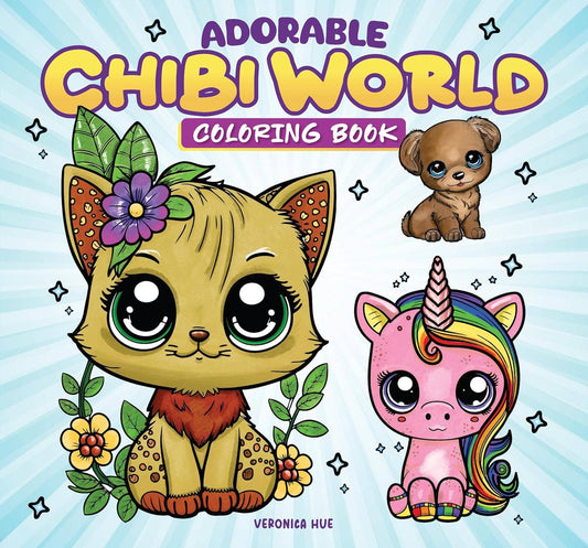 Coloring Book - Adorable Chibi World Coloring Book